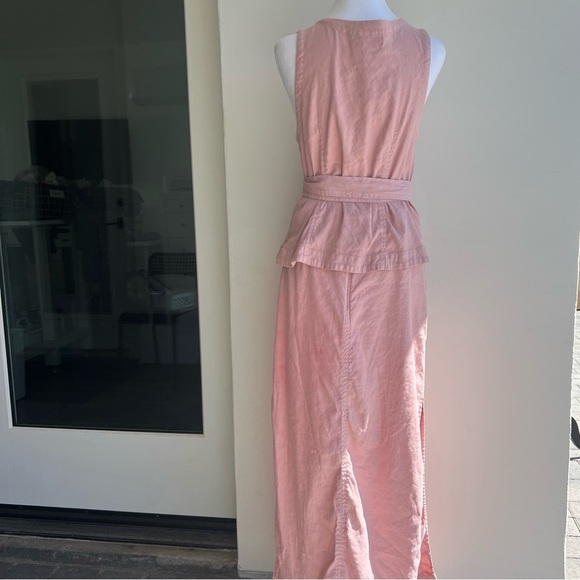 Pink Wrap Top with Bow Detail, workwear chic, size L - Picture 7 of 7